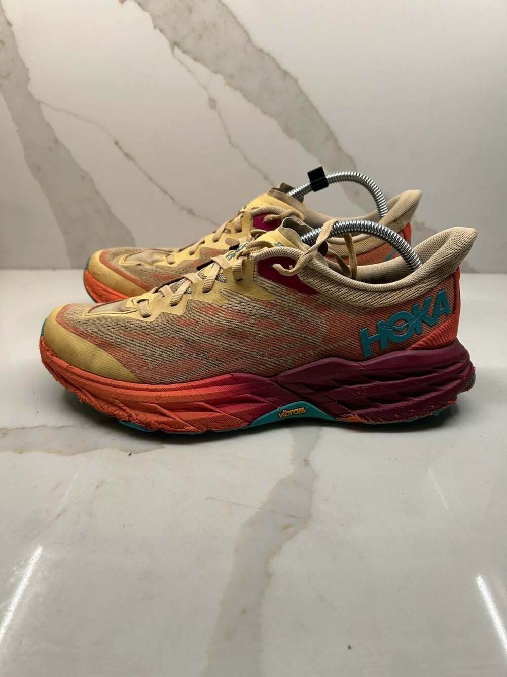 Hoka Speedgoat 5 Trail Running Shoes Impala Flame men’s size: 10